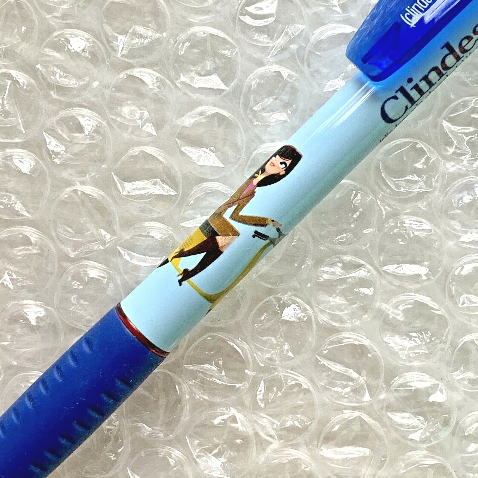 New Clindesse Pharmaceutical Plastic Drug Rep Pen~Girl on Scooter~*VERY RARE*