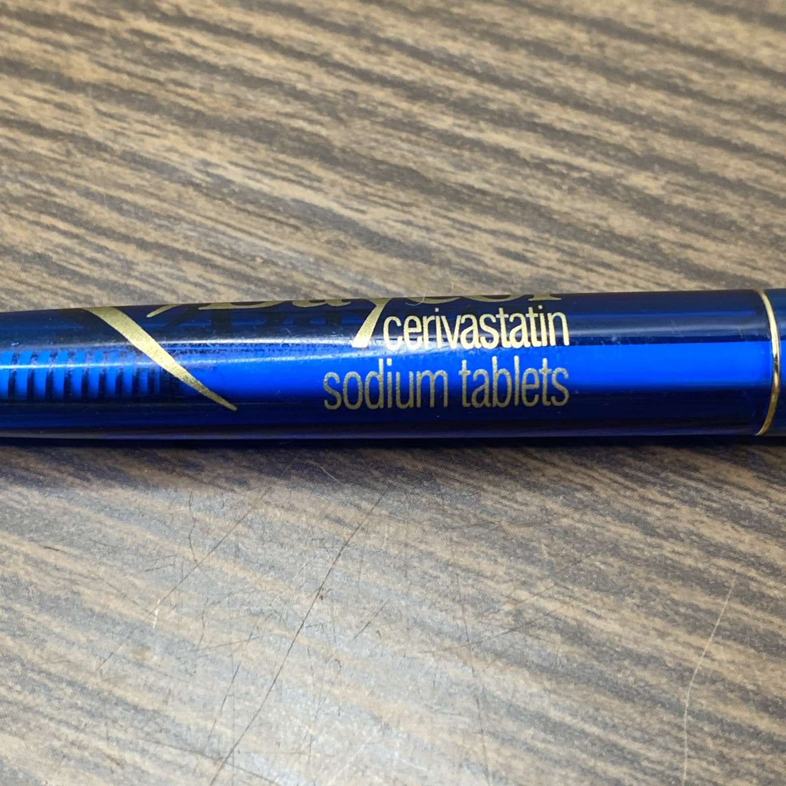 VTG Pharmaceutical Advertising Baycol Cerivanstatin BIC Clic Pen RX Rep WRITES