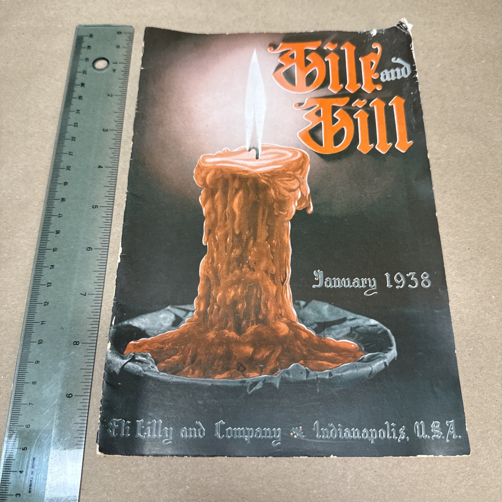 Tile And Till Magazine Eli Lilly And Company January 1938 Indianapolis Indiana