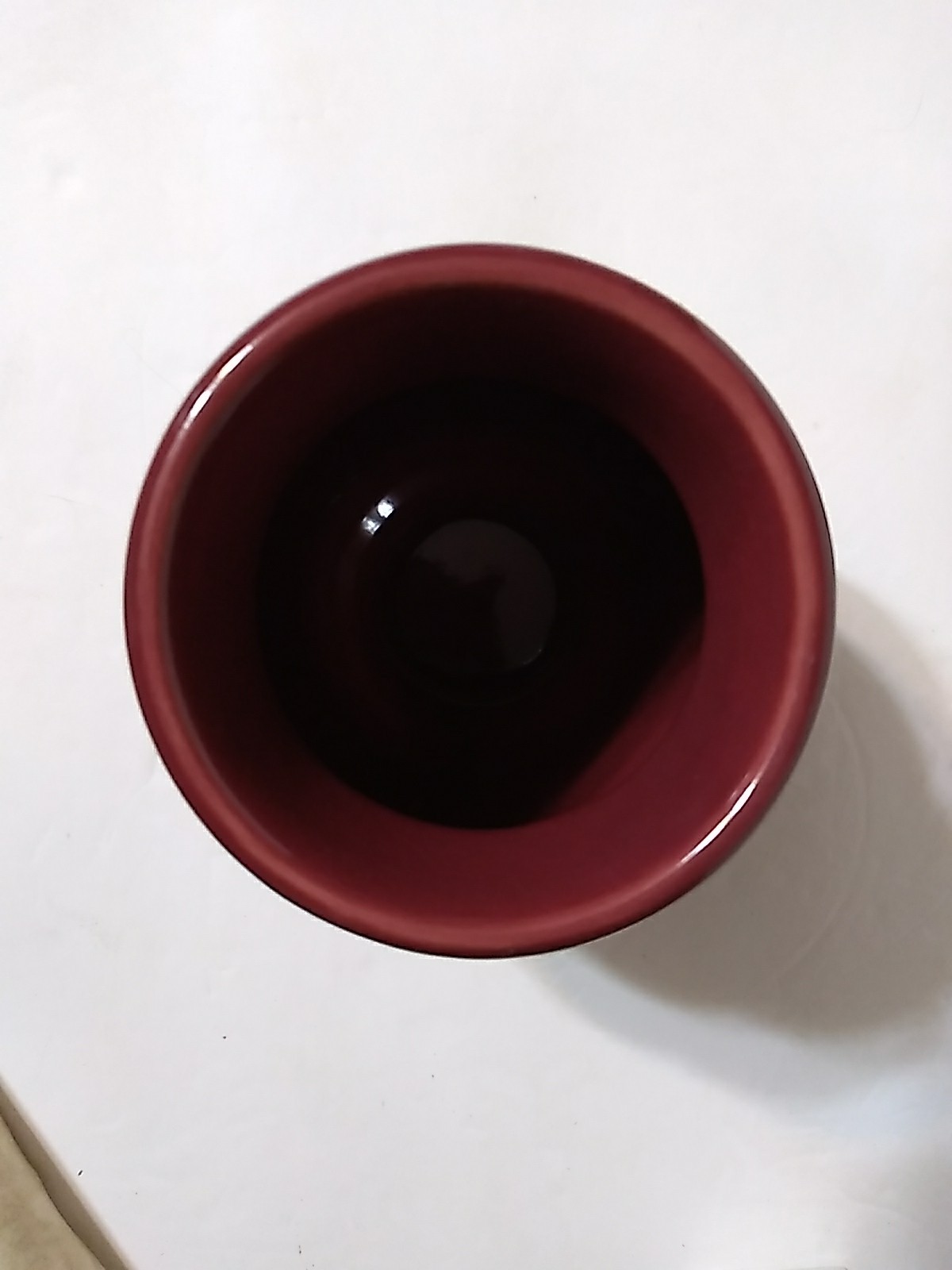 Vintage Eli Lilly Apothecary Jar Burgundy/gold Lactucarium (Wild Lettuce)