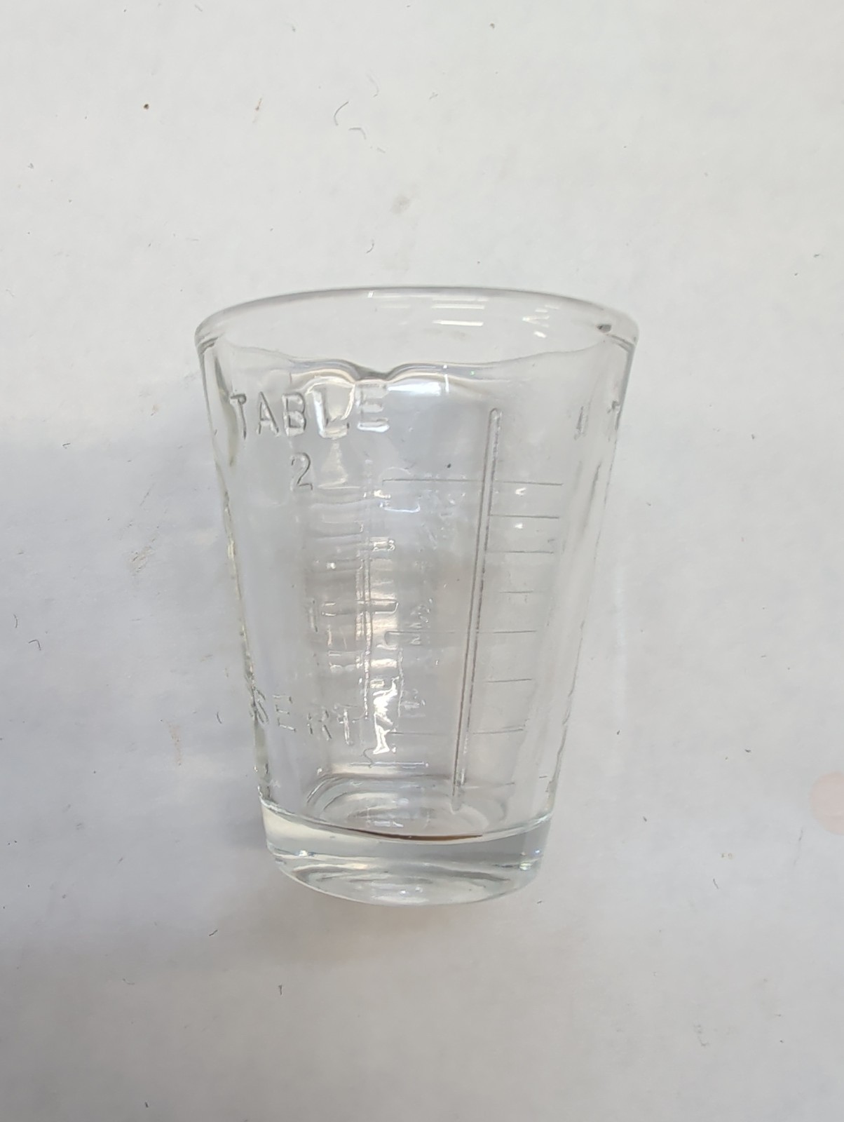 Zonite 2 Tablespoon Glass Apothecary Measuring Cup with Spout Plus 3 . QuickShip