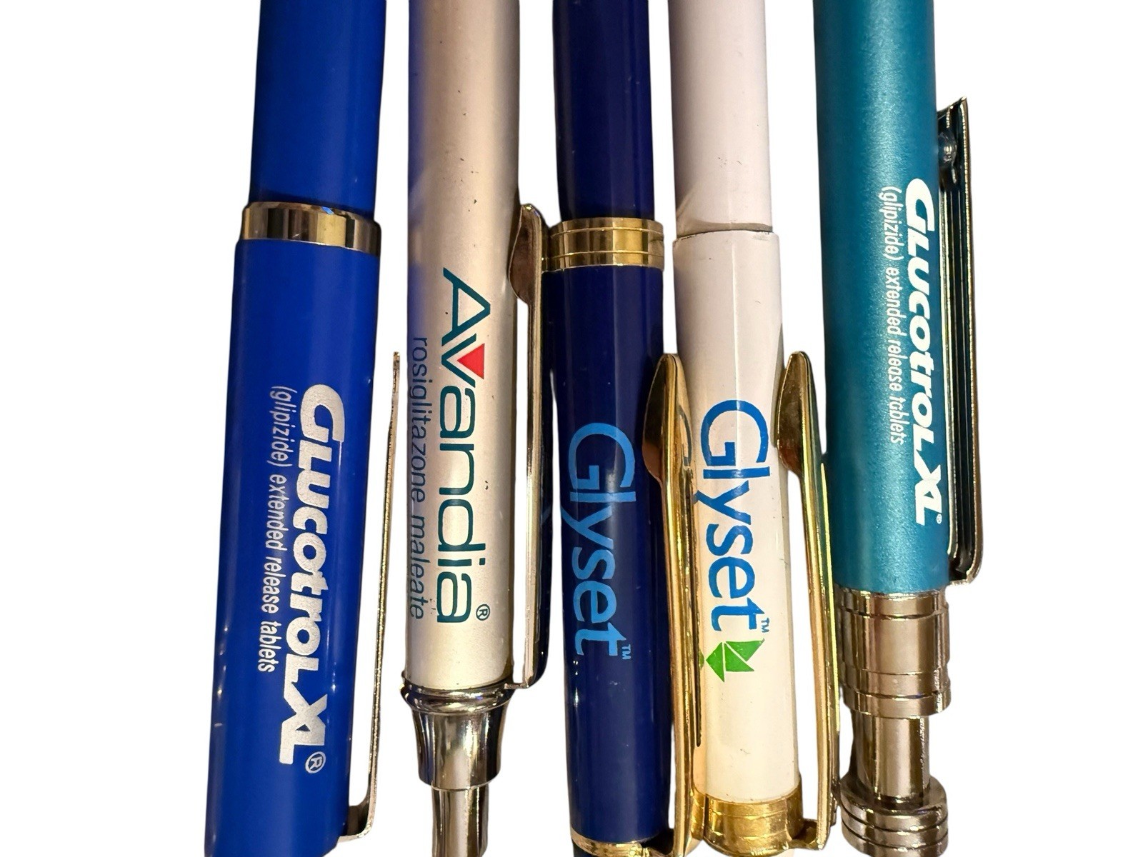 Lot 15 Big Pharma Vintage Drug Rep Pain Med Diabetes Pens Ultram Celebrex Glyset