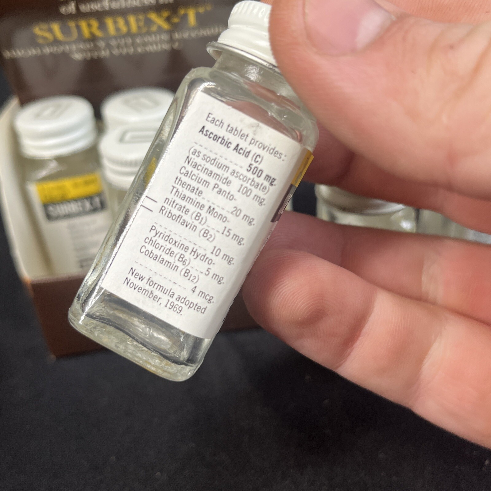 (9) Vintage Abbott Laboratories SURBEX-T Pharmacy Displays Medical