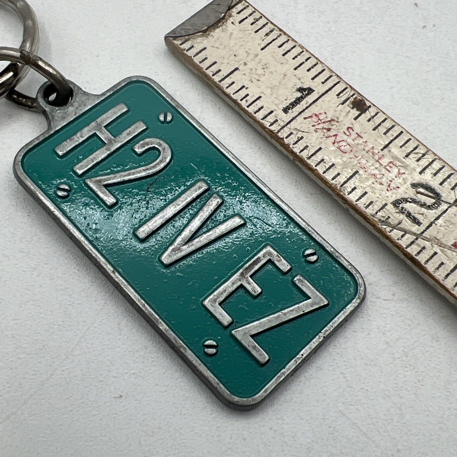 Pepcid Advertising Promotional Keychain H2 IV EZ Merck Pharma Green