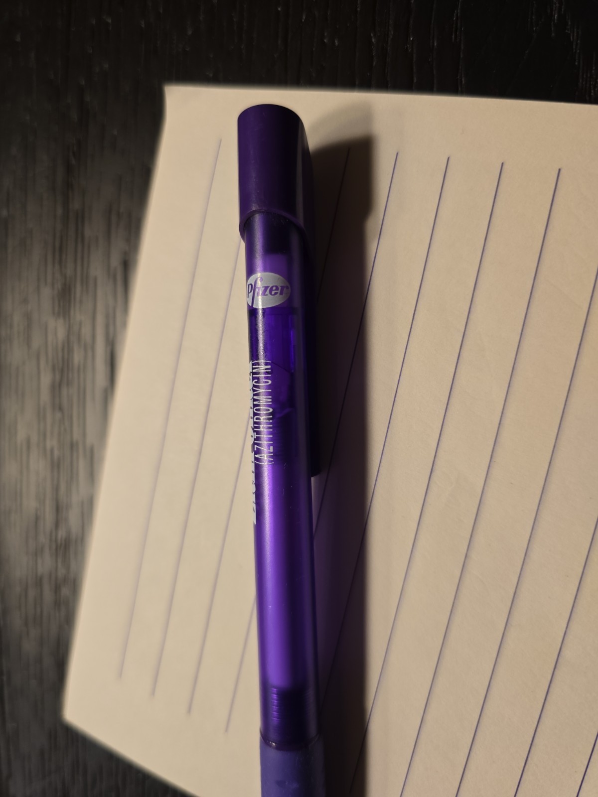 Zithro Metal Plastic Pens Notepad Pharmaceutical Drug Rep Promos Vintage WRITES