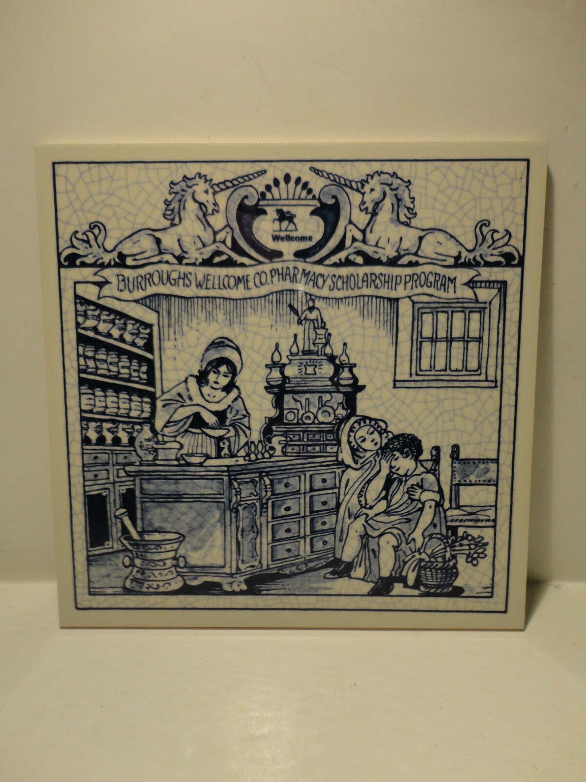 BURROUGHS WELLCOME Pharmacy English Tile Pharmacy Scholarship Program 1 of 12
