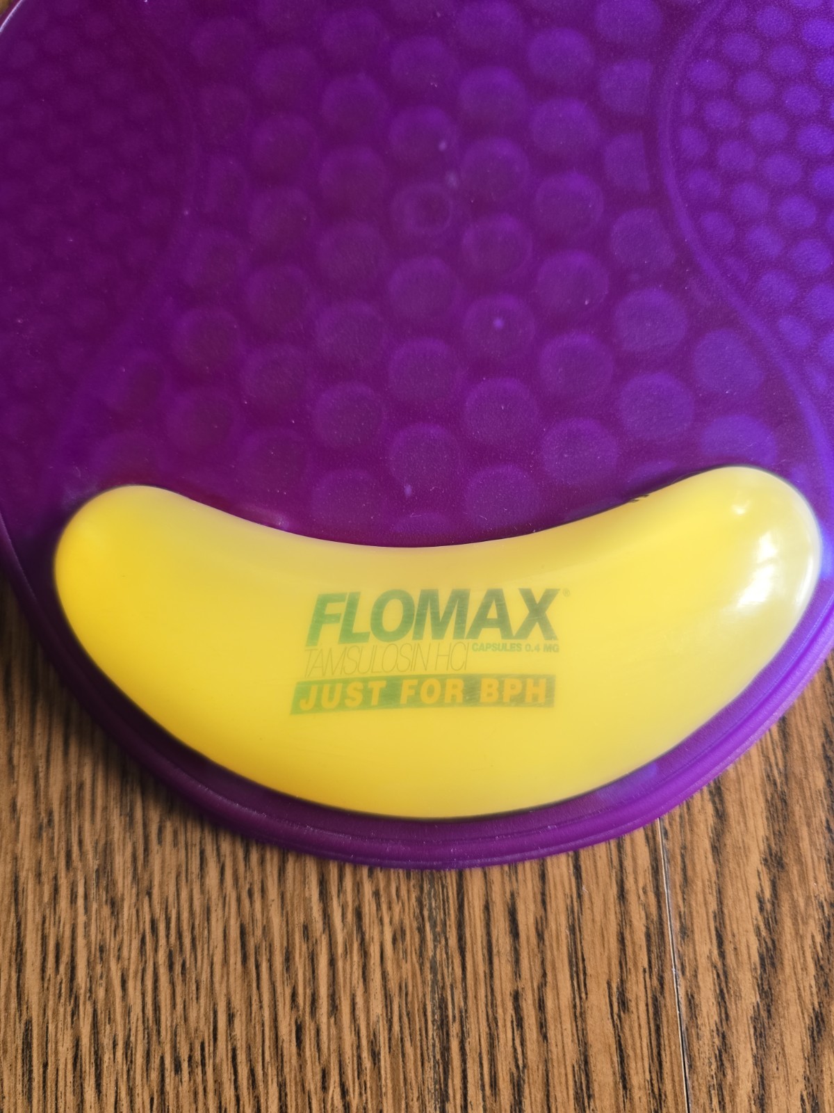 Flomax Mouse Pad Pharmaceutical Drug Rep Promo Hard Plastic w/Wrist Support