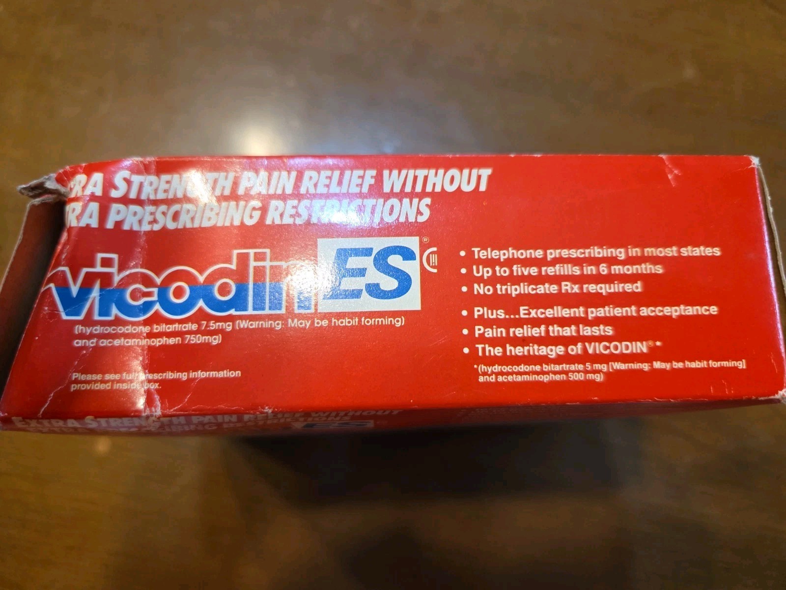 Vicodin ES Jump Rope Advertising Promo Pharma Swag BASF in Box Vintage 90’s