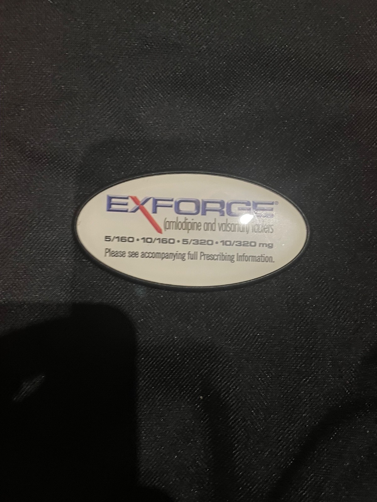 Vintage 90 ‘s Pharmaceutical Drug Rep Promotional Backpack Nylon Logo Exforge