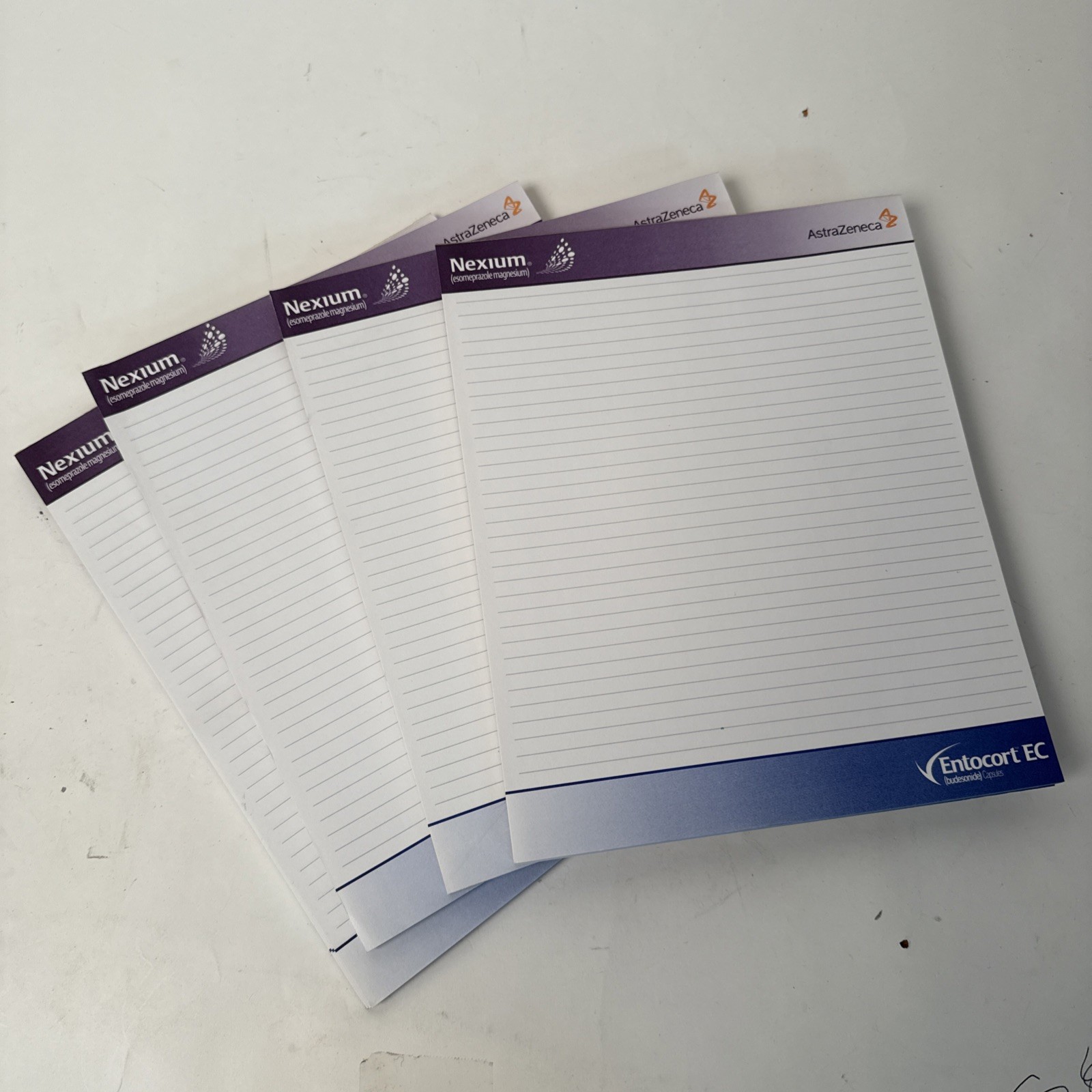 Nexium Entocort EC 8×10 Notepads – Lot Of 4