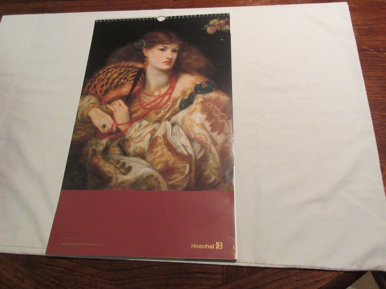 Rx , Pharmacy , Calendar , Hoechst-Roussel Pharmaceuticals Inc.,1992 , Vintage