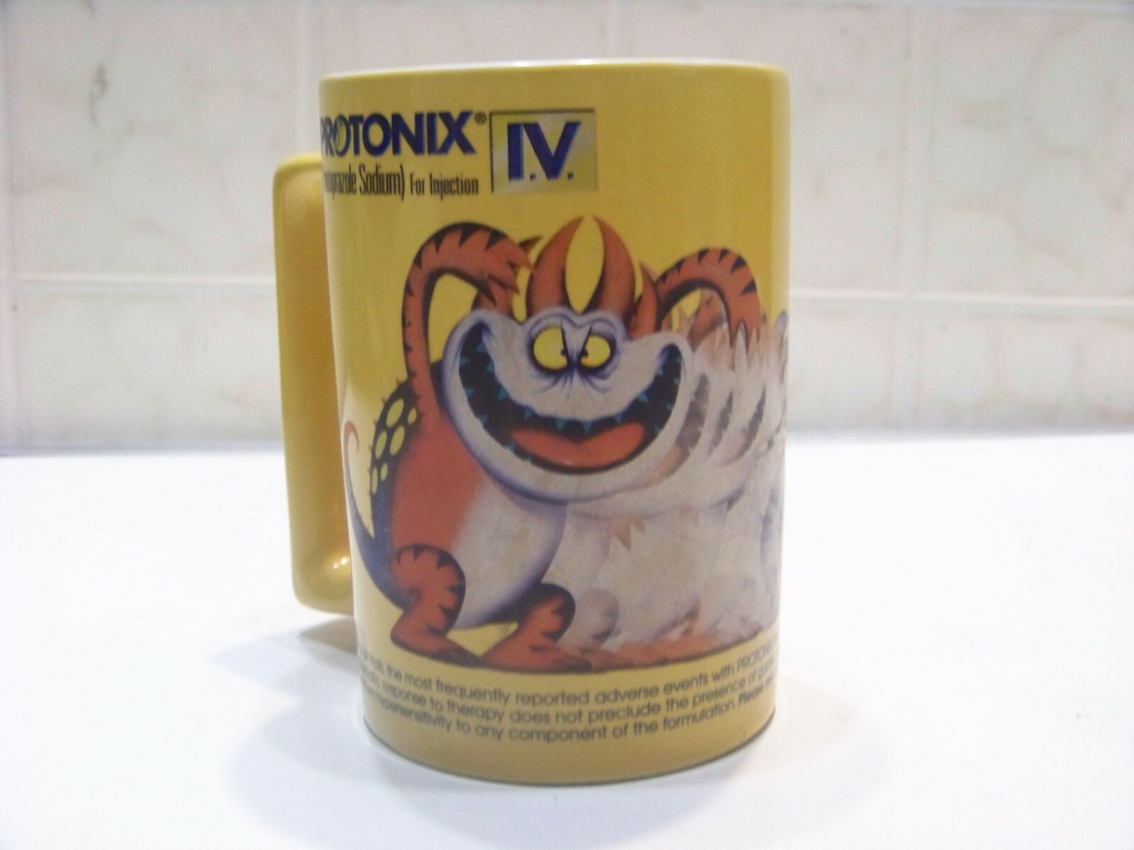 Protonix Injection IV Pharmaceutical Advertising Oversized Coffee Mug Cup
