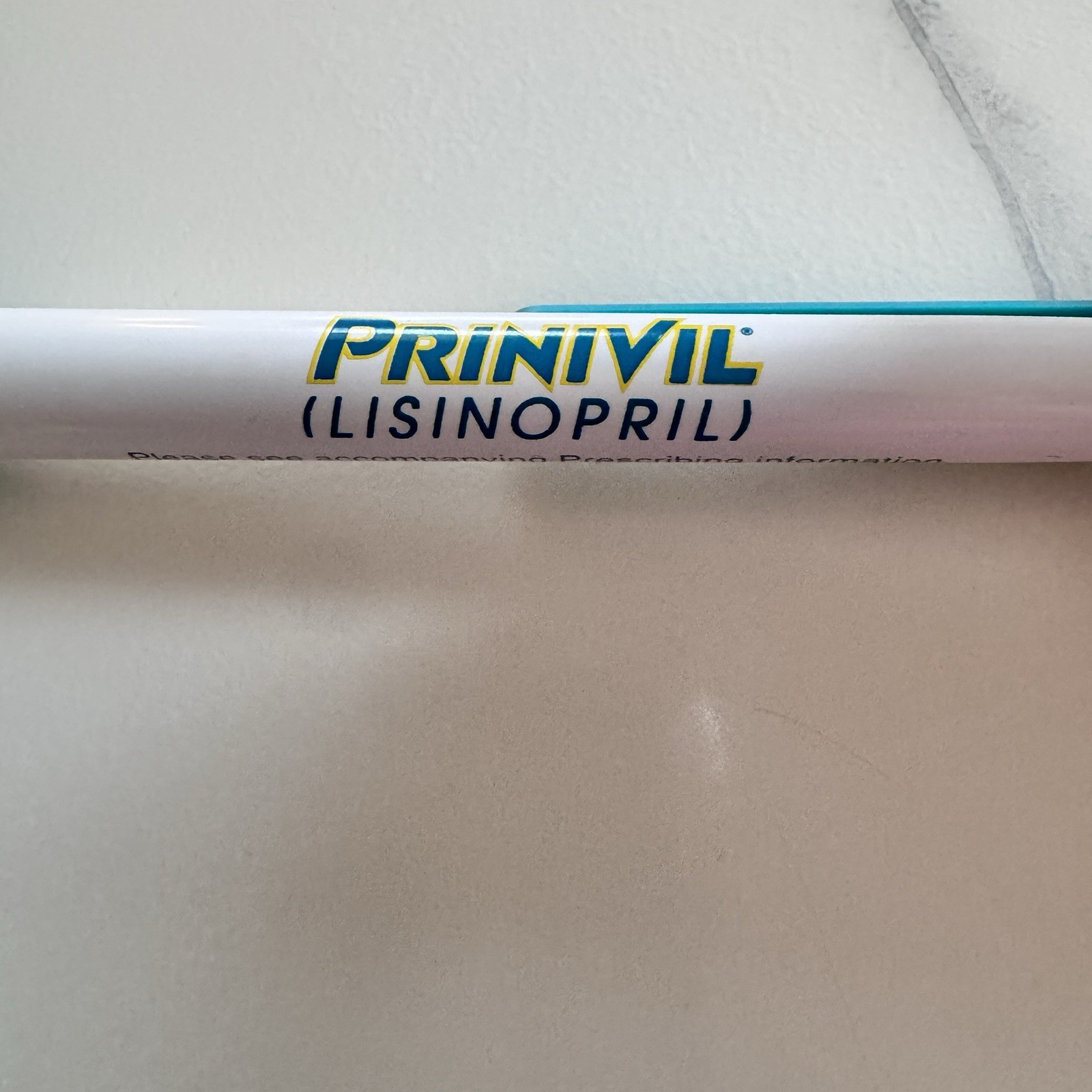 Pharmaceutical Pen Prinivil Lisinopril Drug Rep Promo Advertising Collectible
