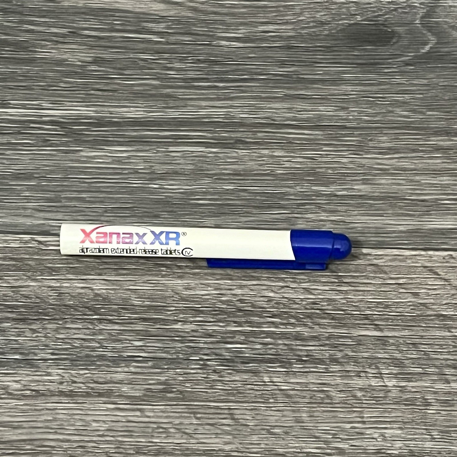 Xanax XR Pharmaceutical Drug Rep Pen Part. Back Half Of Pen Only. Plastic