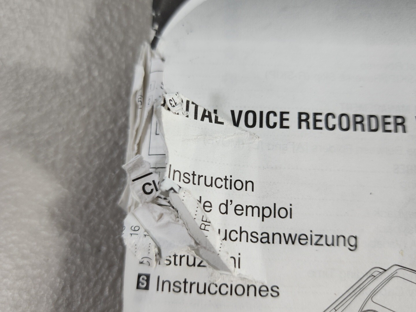 Nexium Branded Olympus VN-90 Digital Voice Recorder & Manual, Not Working!