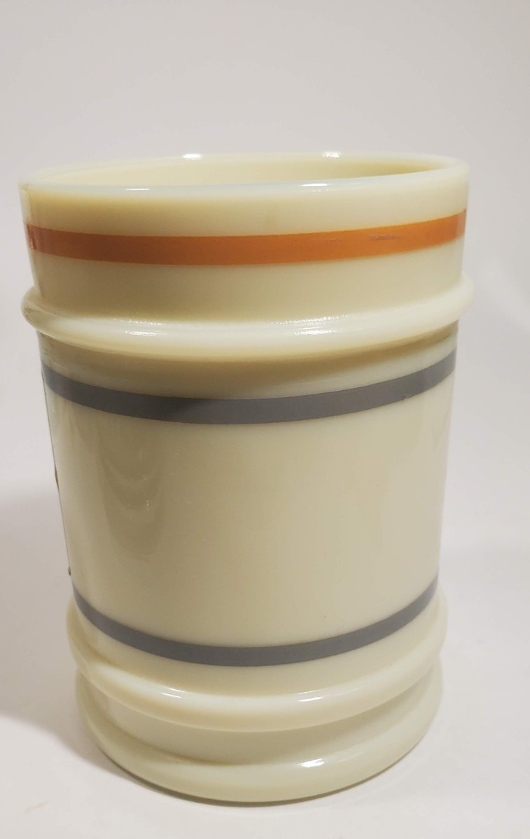 Pharmaceutical Darvon Compound -65 Pharmacy Jar Custard Glass Jar