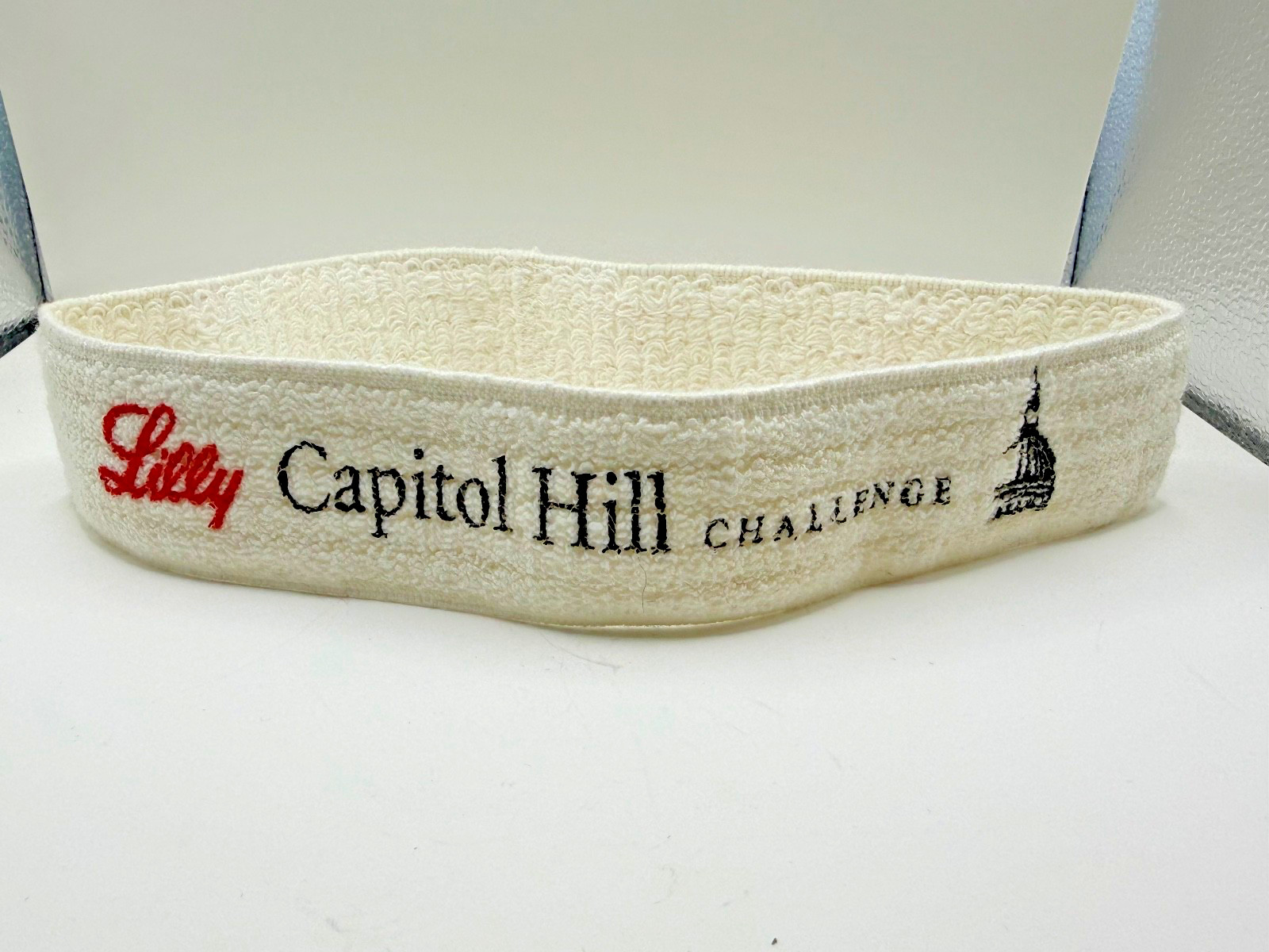 Vintage Eli Lilly and Company & US Capitol Hill Challenge Headband Late 1990s