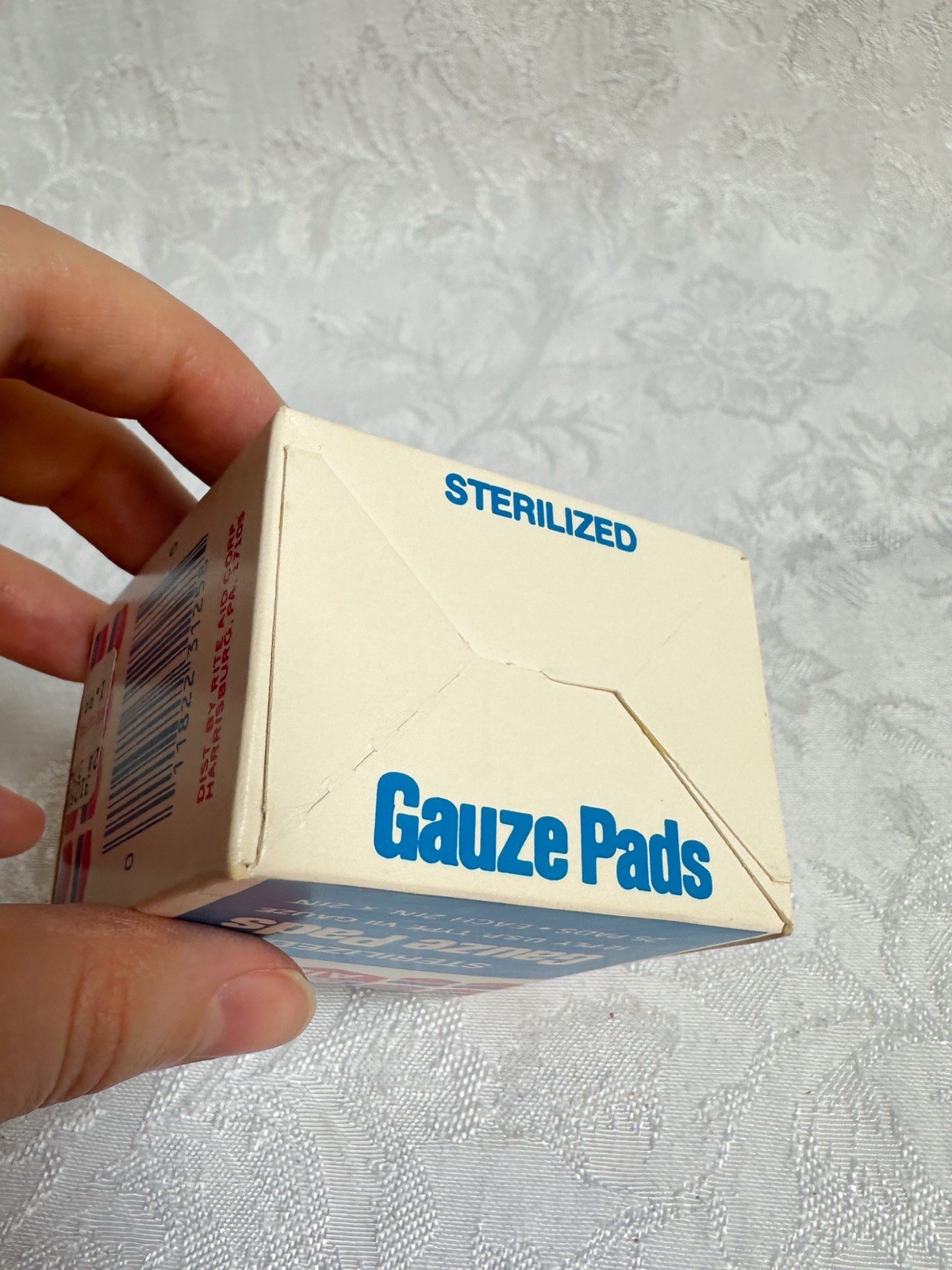 Lot Of Vintage First Aid Apothecary Vicks VapoRub Liquid Bandage Gauze Cream