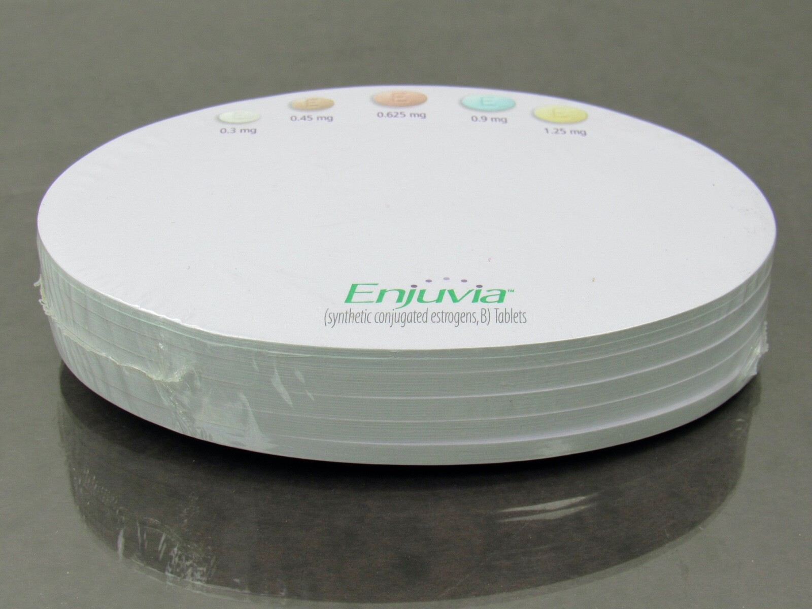 Enjuvia Sticky Notes Drug Rep Pharmaceutical Sealed Block 5 Note Paper Pads RARE