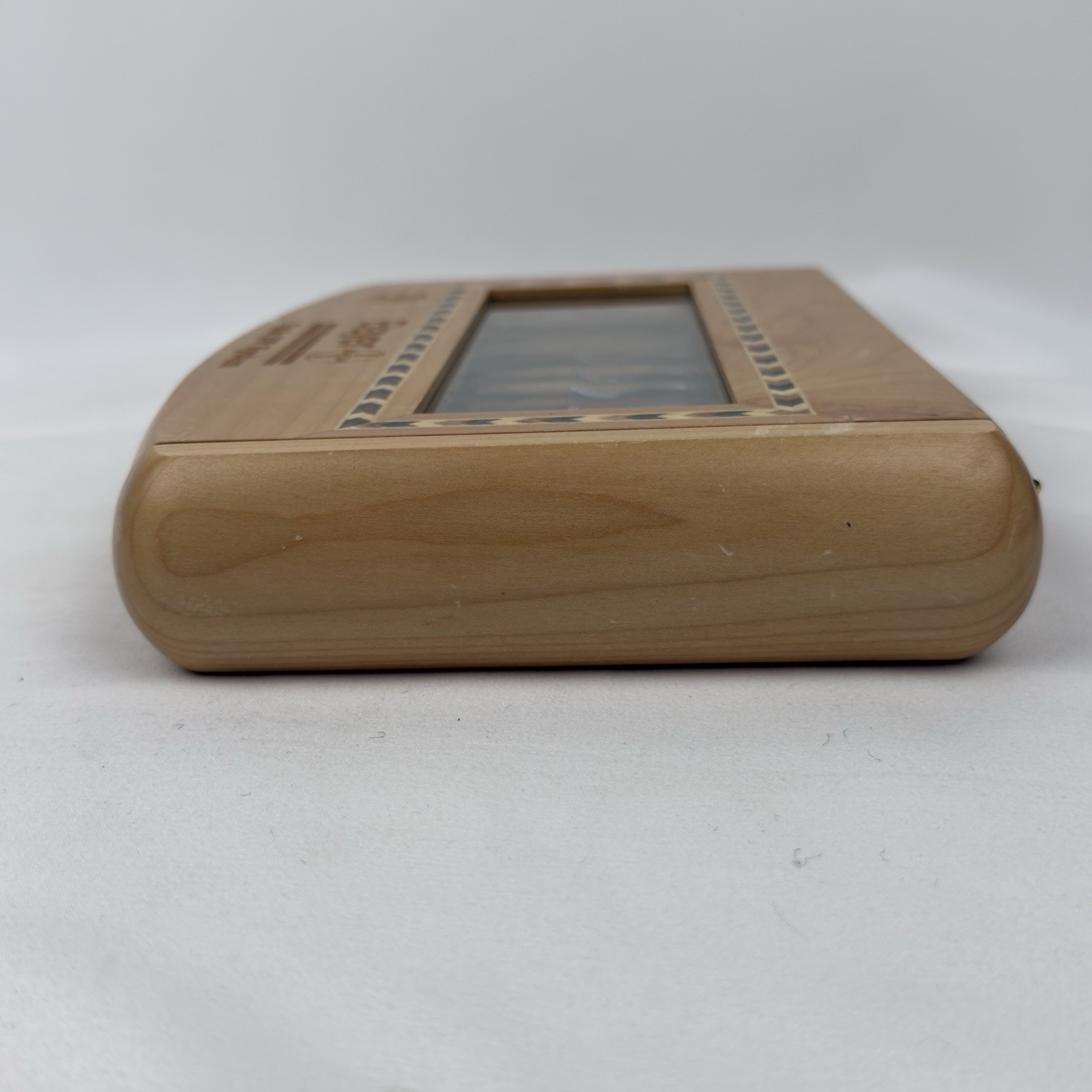 VTG Bayer Pharmaceutical Advertising Desk Display Wood Pen Holder Promo