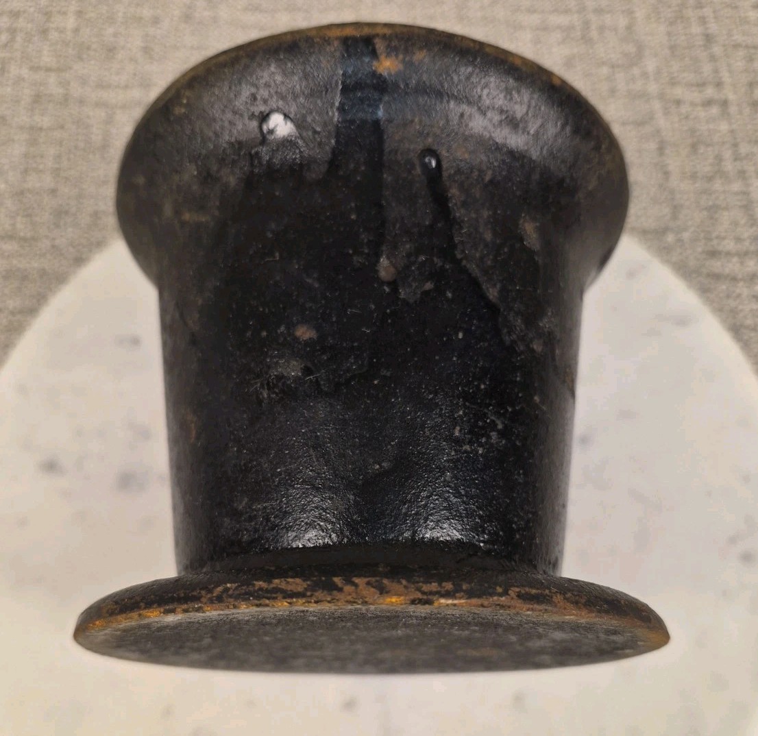 Vintage Cast Iron Mortar Grinding Bowl Apothecary Druggist Chemist Herbs