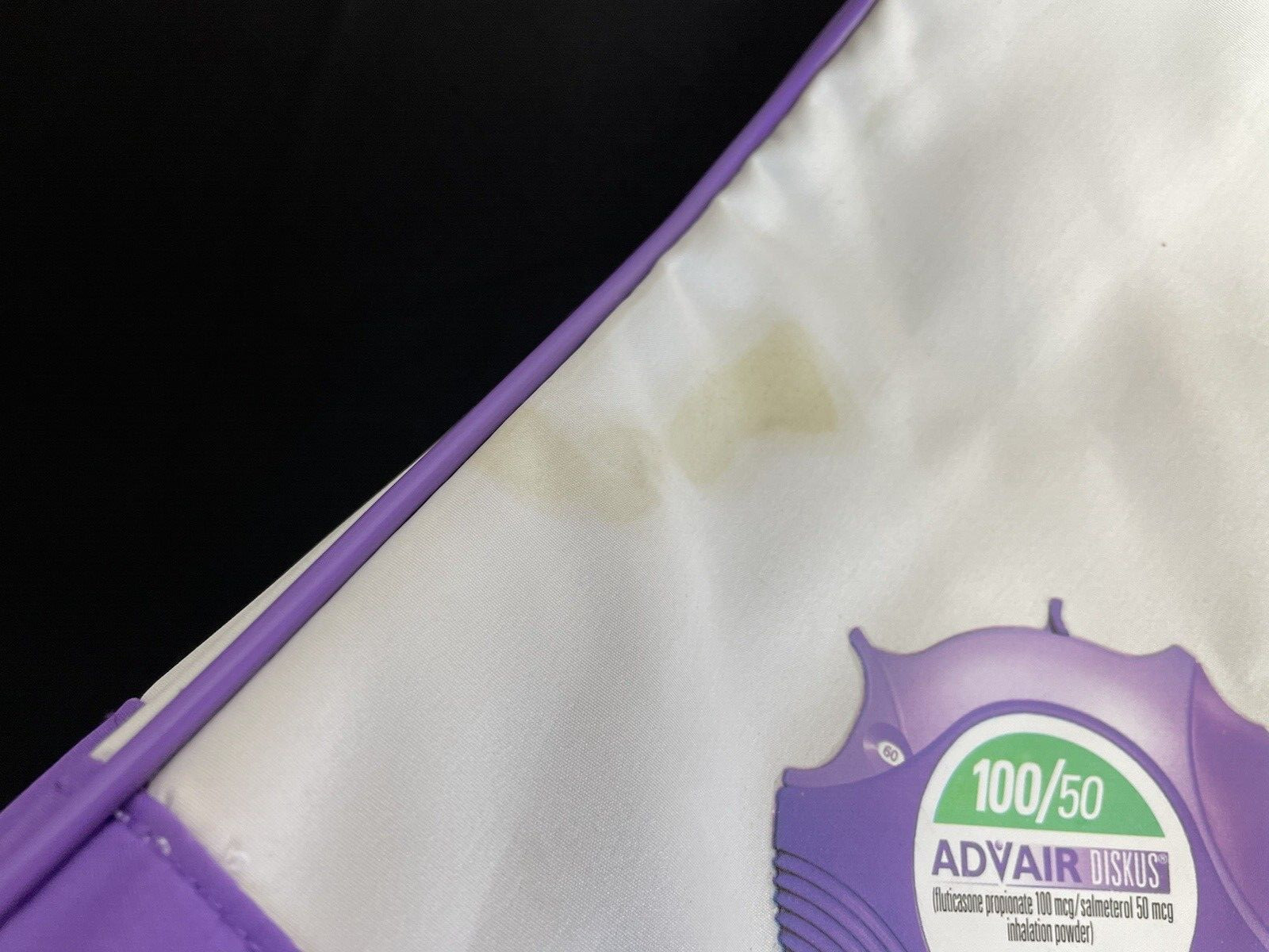 Advair Tote Bag Zippered Pharmaceutical Drug Rep Inhaler Asthma Drug 20×17