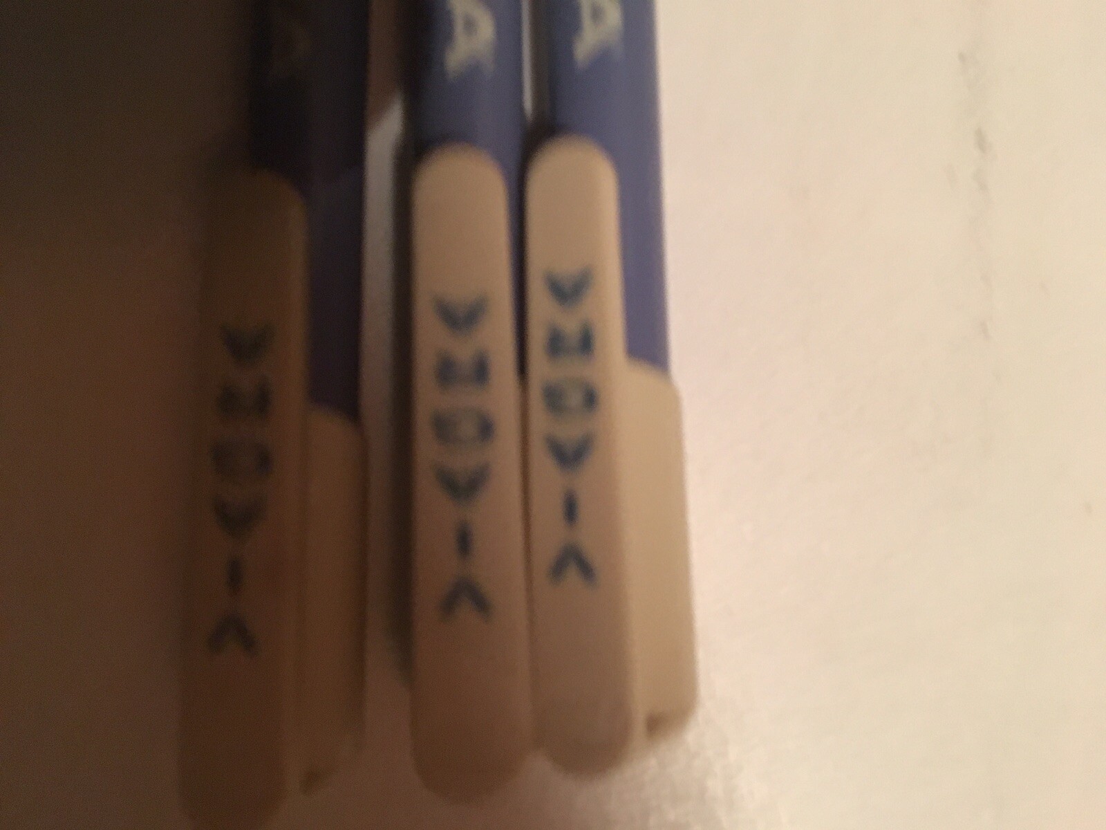 3 Viagra Pens Plastic Blue and Cream. New. Drug Rep. Pfizer. Pharmaceutical.