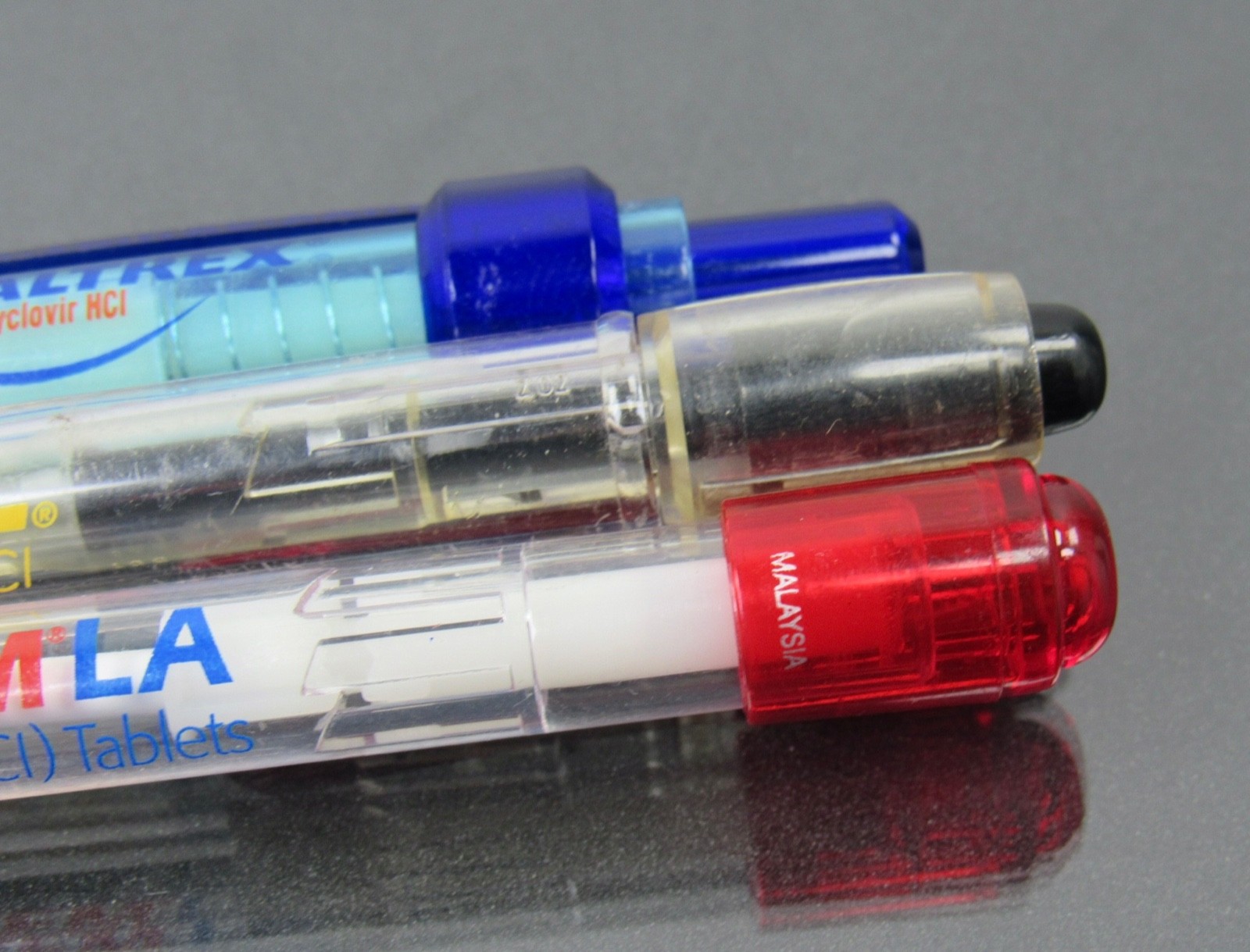 Cardizem Paxil Valtrex PENS Drug Rep Pharmaceutical Advertising Translucent Lot