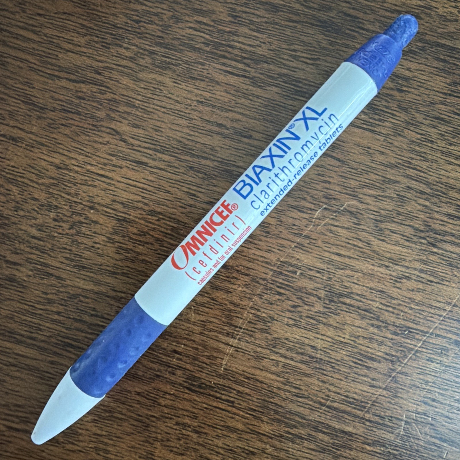 Omnicef Biaxin Pen Medical Drug Rep Pharmaceutical Advertisement Med Promo Pen