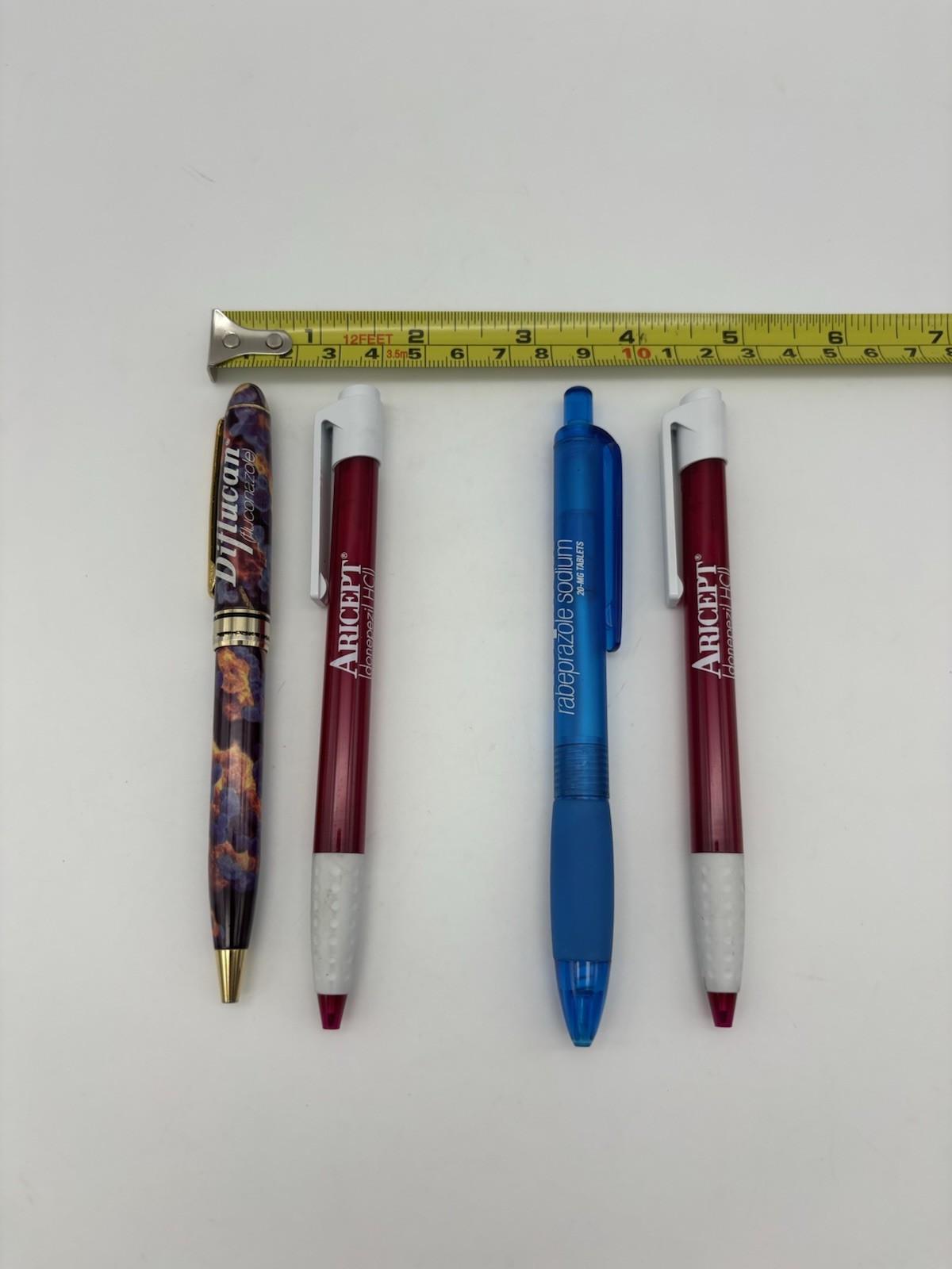 Pharmaceutical Drug Rep Pens 1-Diflucan 2-Aricept 1-Aciphex