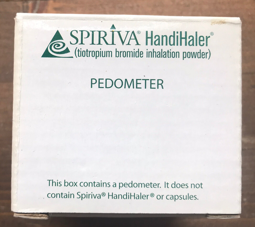 SPIRIVA PEDOMETER PHARMACEUTICAL DRUG REP NEW IN BOX