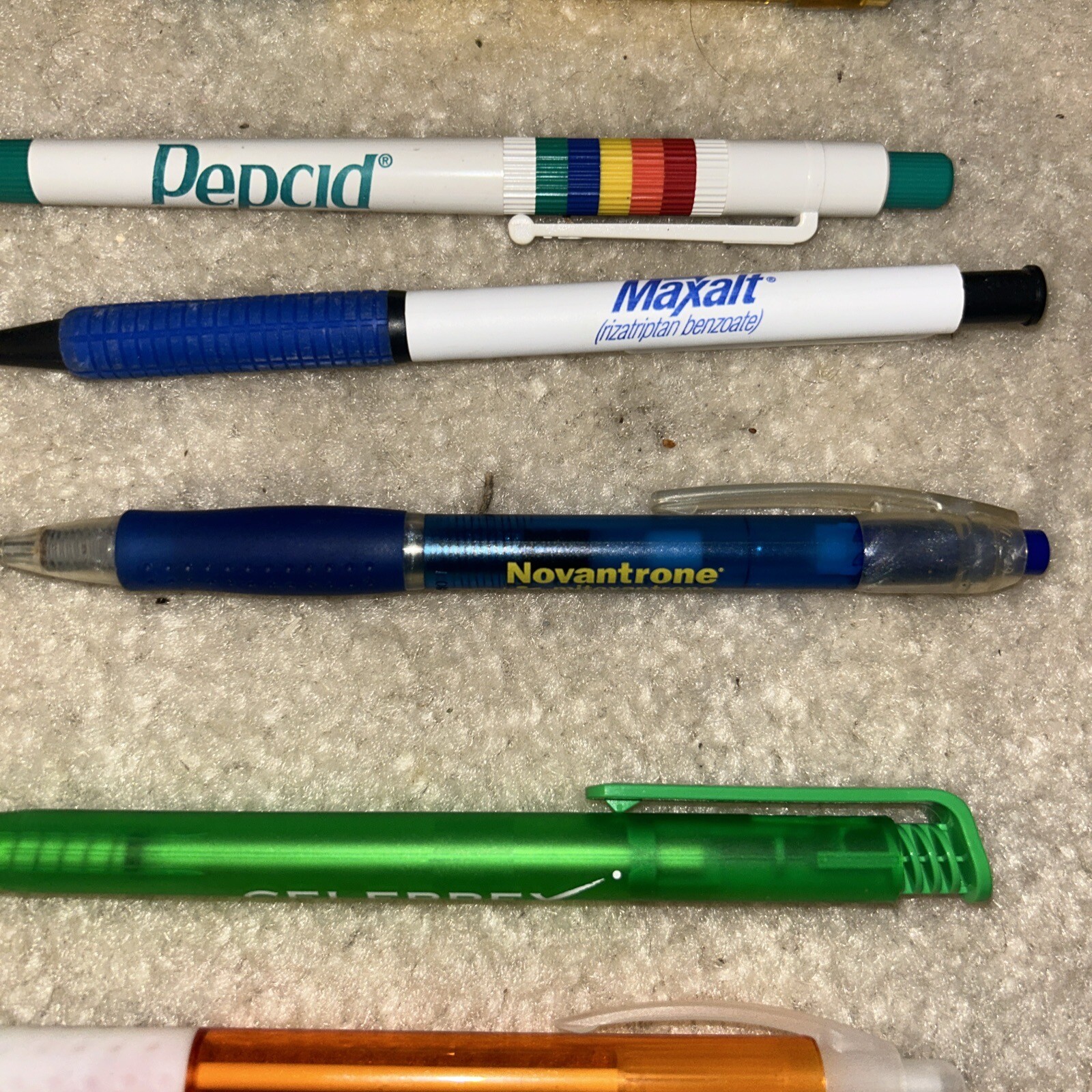 Lot of 18 Pharmaceutical drug rep pens. Viagra. Norvasc. Lipitor. Zocor. Pfizer
