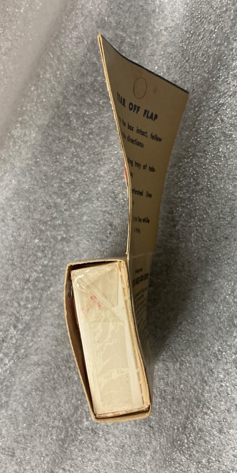 Vintage 1960s 1970s 4-Way Decongestant Cold Tablets Box Bristol Myers – Unused
