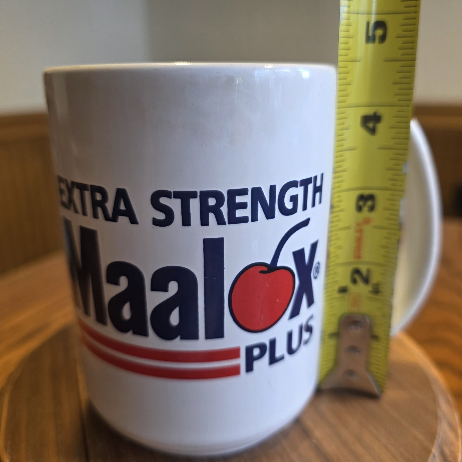 VTG Maalox Plus Ceramic Mug Cup Pharmacy Medical Advertising Made In England