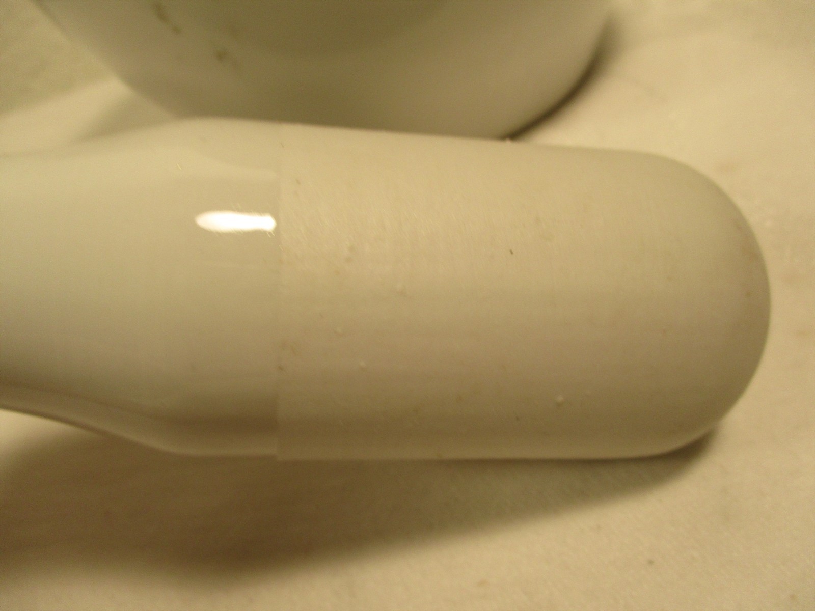 PILLIVUYT FRANCE HEAVY WHITE MORTAR & PESTLE APOTHECARY PHARMACUTICAL
