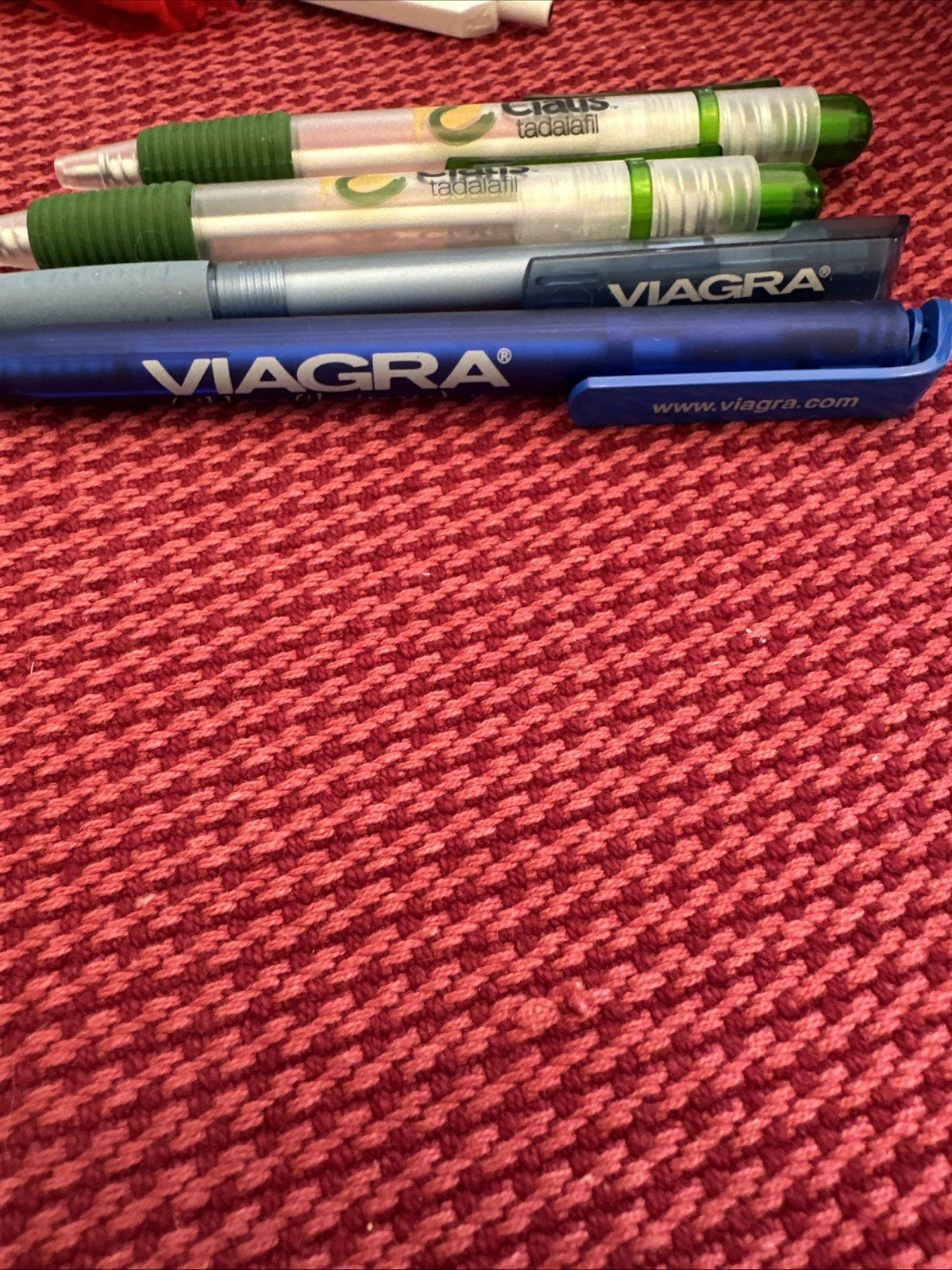 Lot Of 4 Drug Rep Pens-Viagra And Cialis
