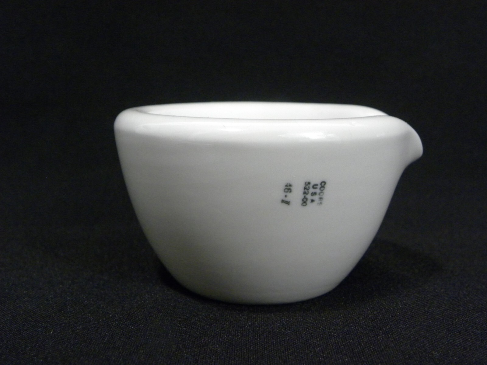 Vintage Used Coors USA Lab Mortar 522-00 and Pestle 000 Set, #3