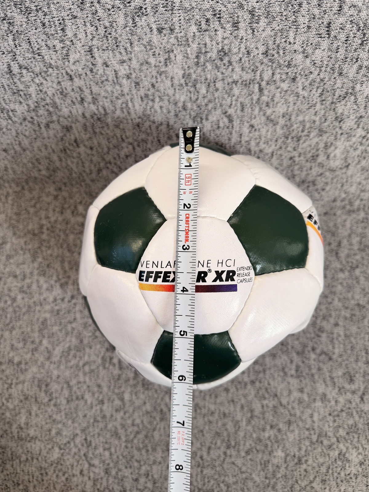 Rare Venlafaxine Effexor XR Soccer Ball Drug Rep Pharmaceutical Advertising READ