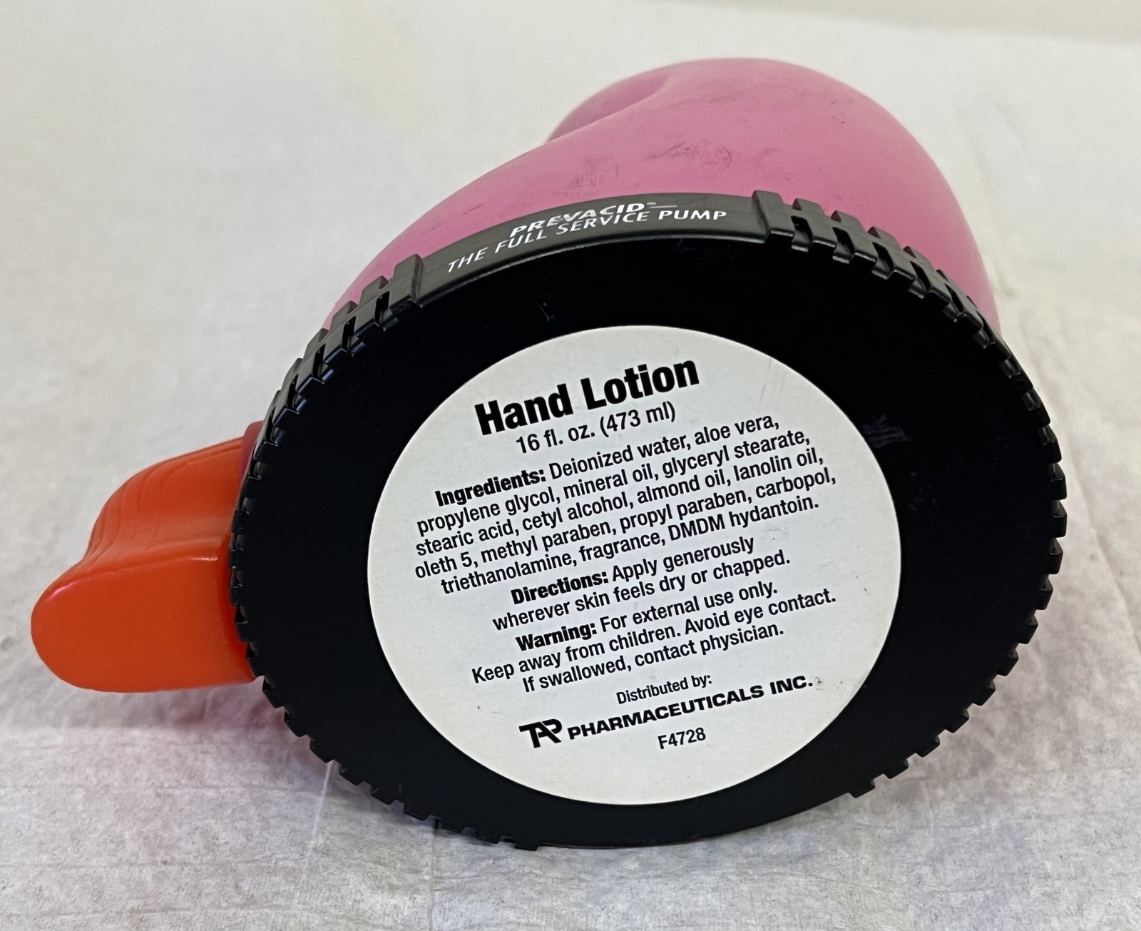 PREVACID Pharmaceutical Drug Rep Promo – Hand Lotion – TAP Pharmaceuticals Inc.