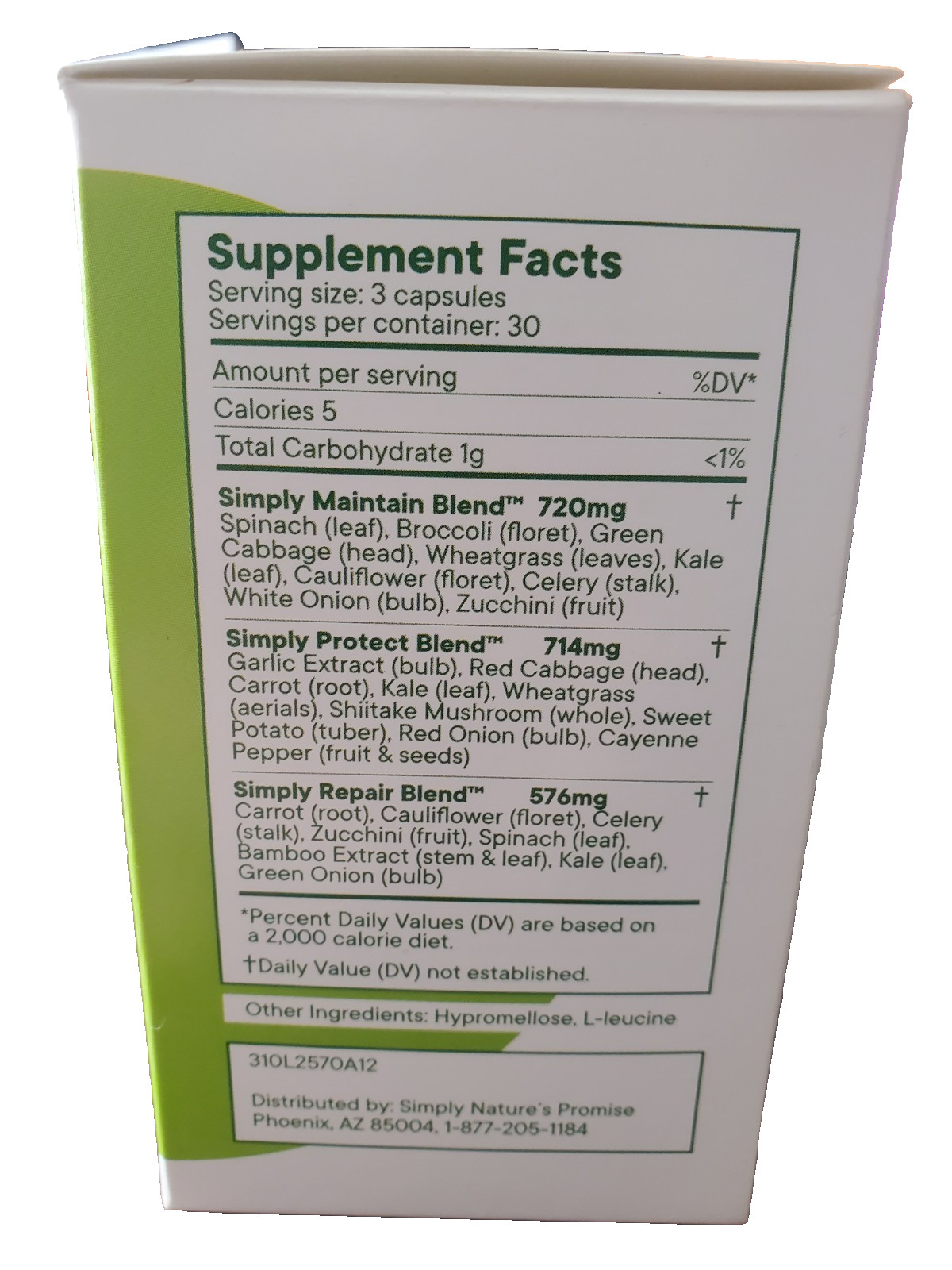 Simply Nature’s Promise Over 40 Different Fruits & Vegetables 90 Ct Each🍅🍌READ