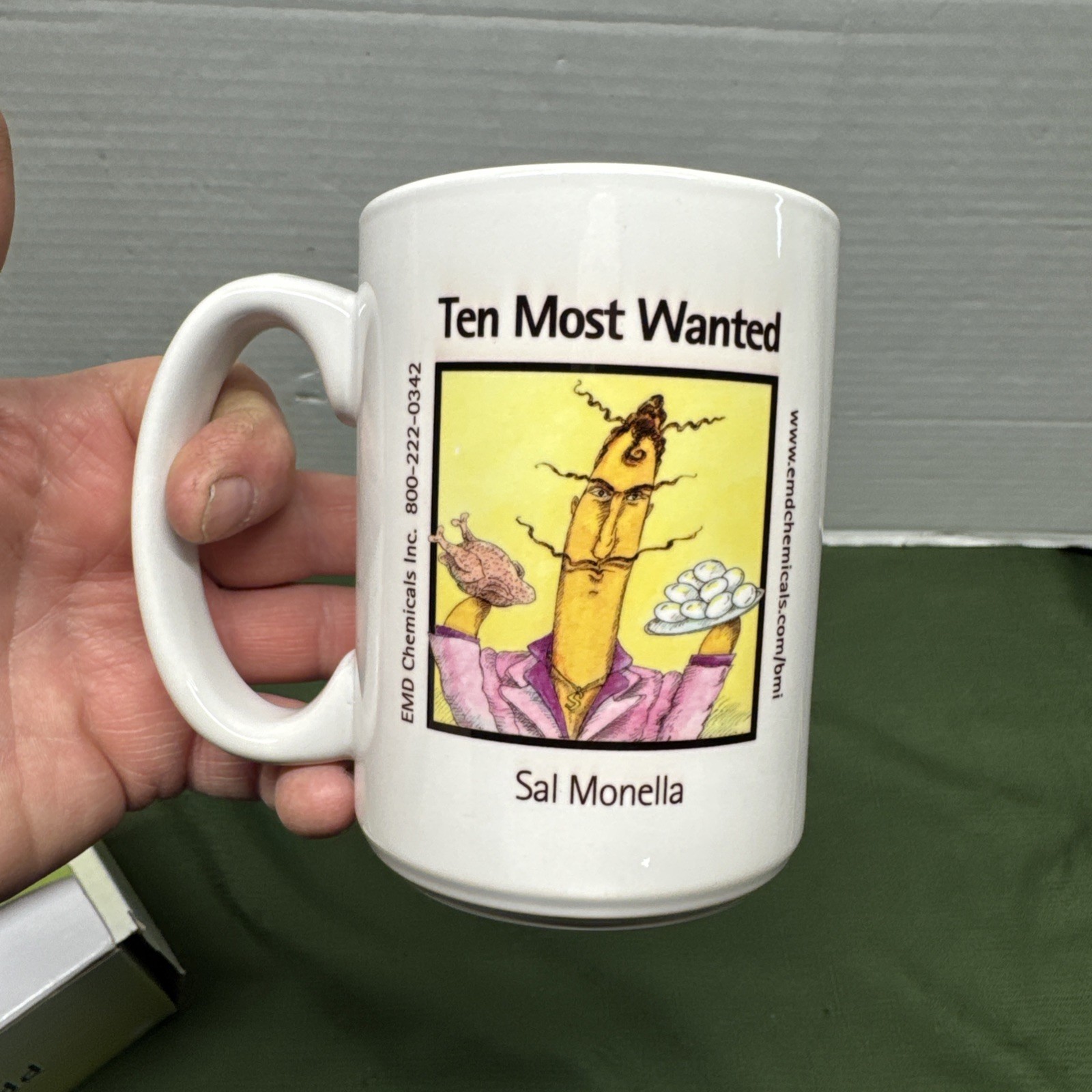 EMD CHEMICALS, Pharmaceutical 10 MOST WANTED COFFEE MUG ￼