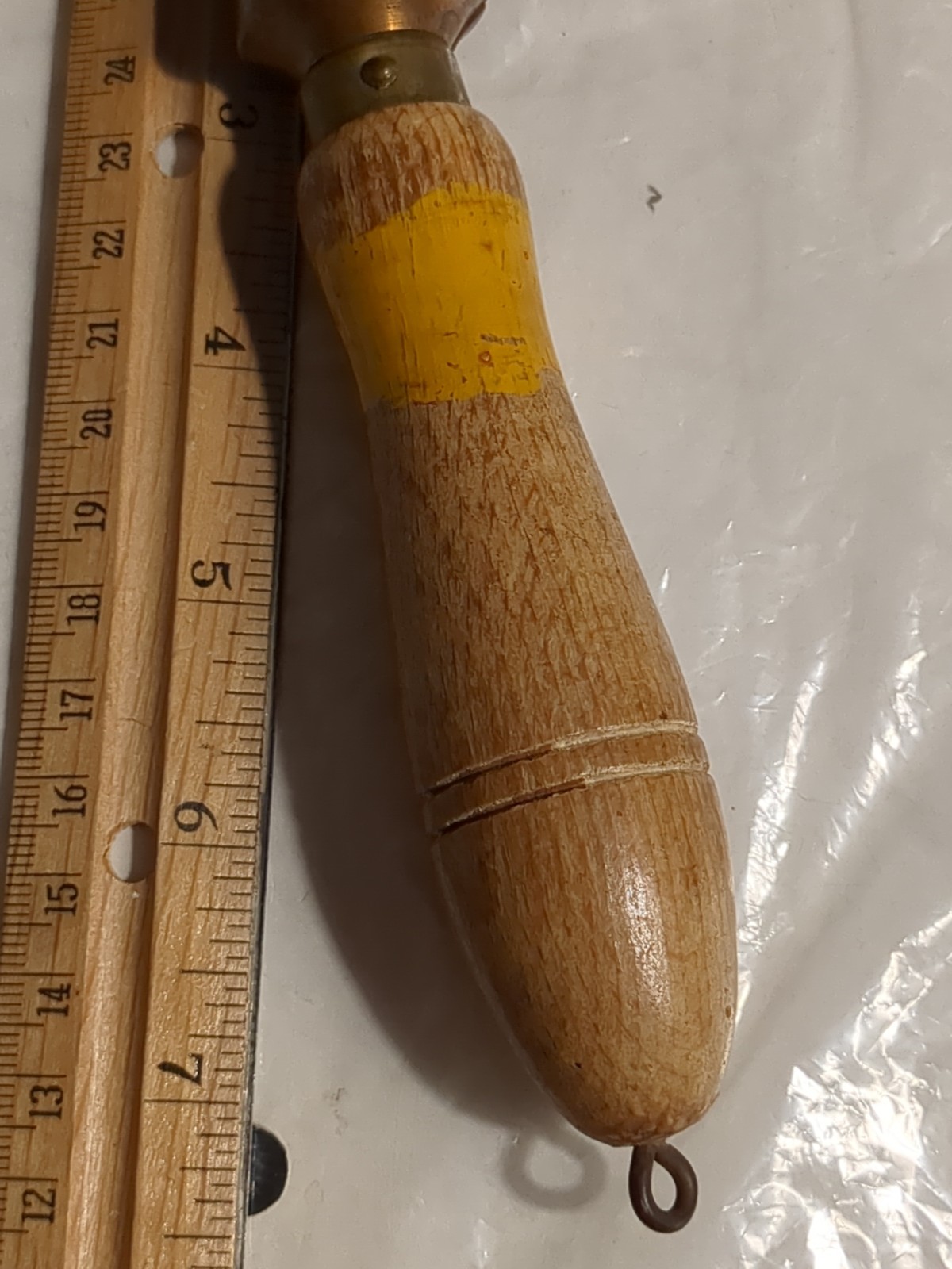 Vintage Brass Cork Borer Sharpener Apothecary Chemist Lab Tool Bottle Stopper