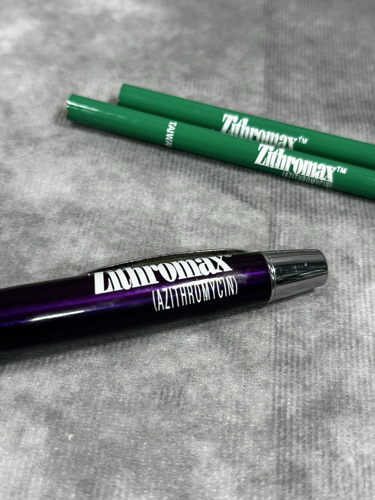Vintage Pharmaceutical Rep Advertising Ink Pen Pencils