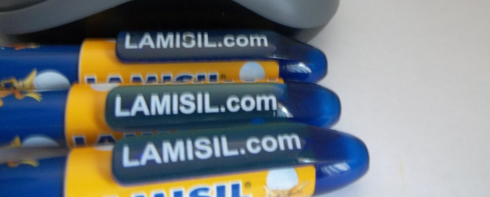 Lamisil Pharmaceutical Promo Pens – Medium Weight Plastic – Lot of 3 – Untested