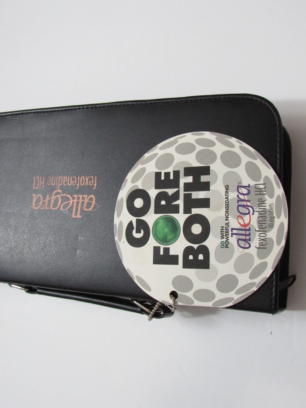 Allegra Golf Putting Travel Set w/ 3 Balls & Case Drug Rep Pharmaceutical Promo