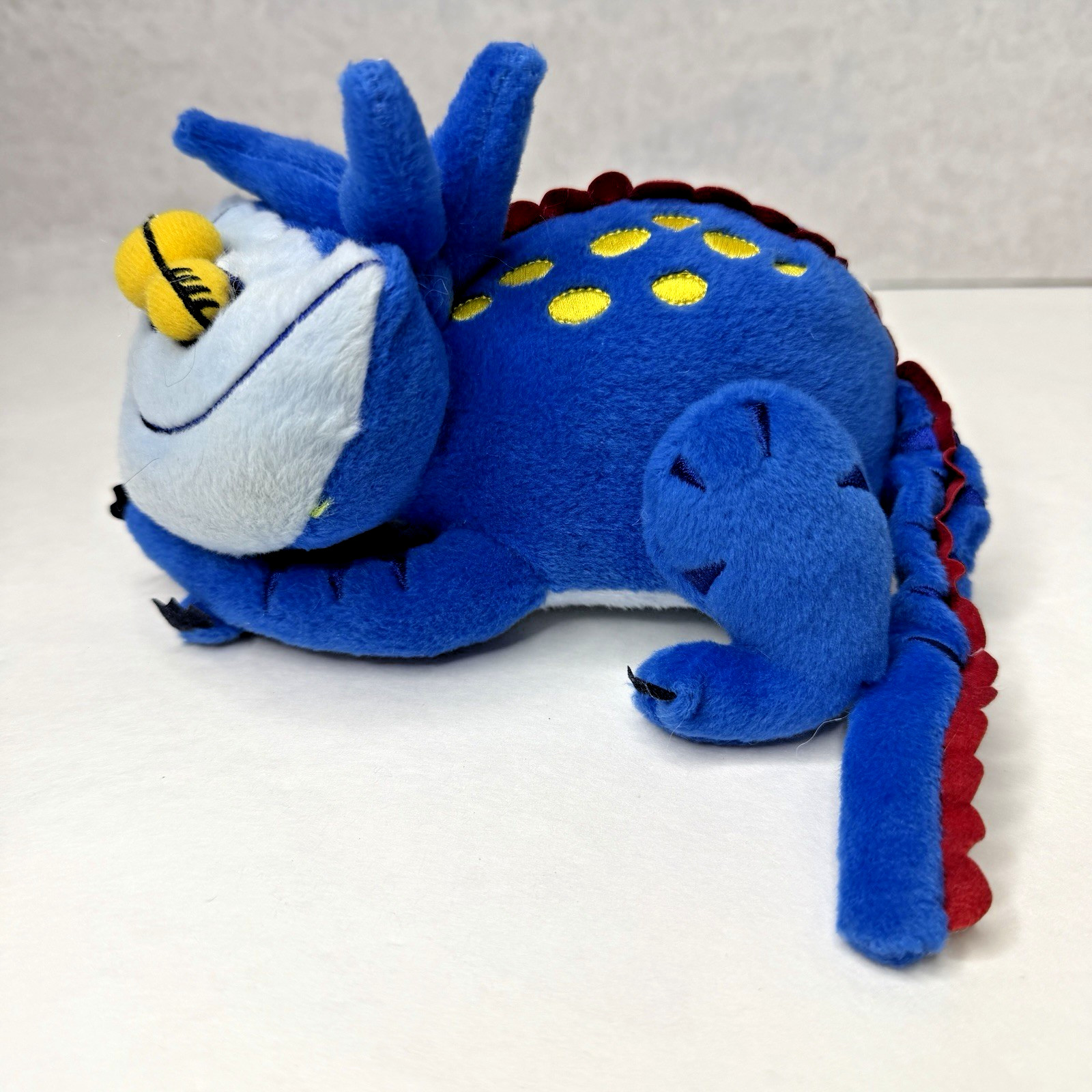 Protonix Drug Rep Pharma Plush Blue Toy Gerdy Dinosaur Promo Advertising Vintage