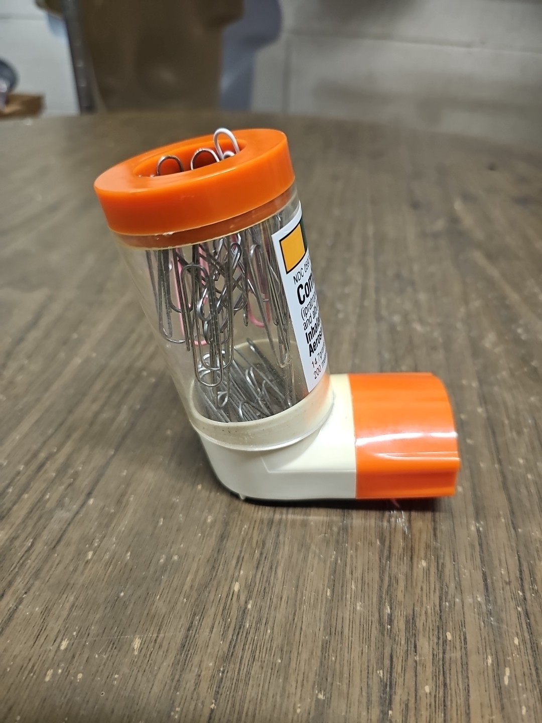 Vintage Combivent Inhaler Pharmaceutical Drug Rep Promotional Paperclip Holder