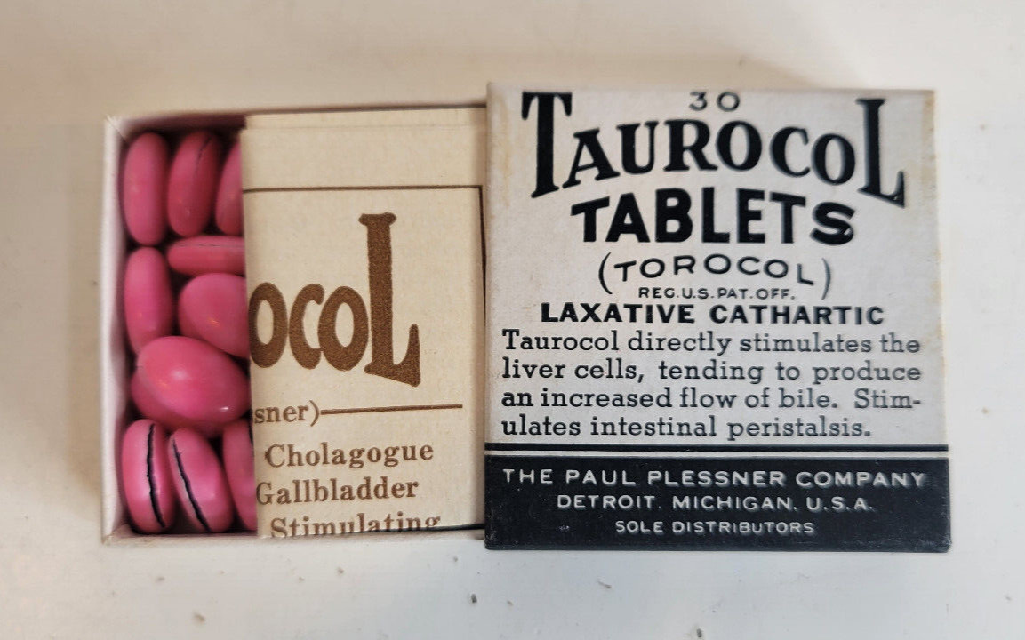Vtg 1900’s Medicine Lot of 4 Chamberlain’s Paragon Hood’s Taurocol NOS (Lot 756)