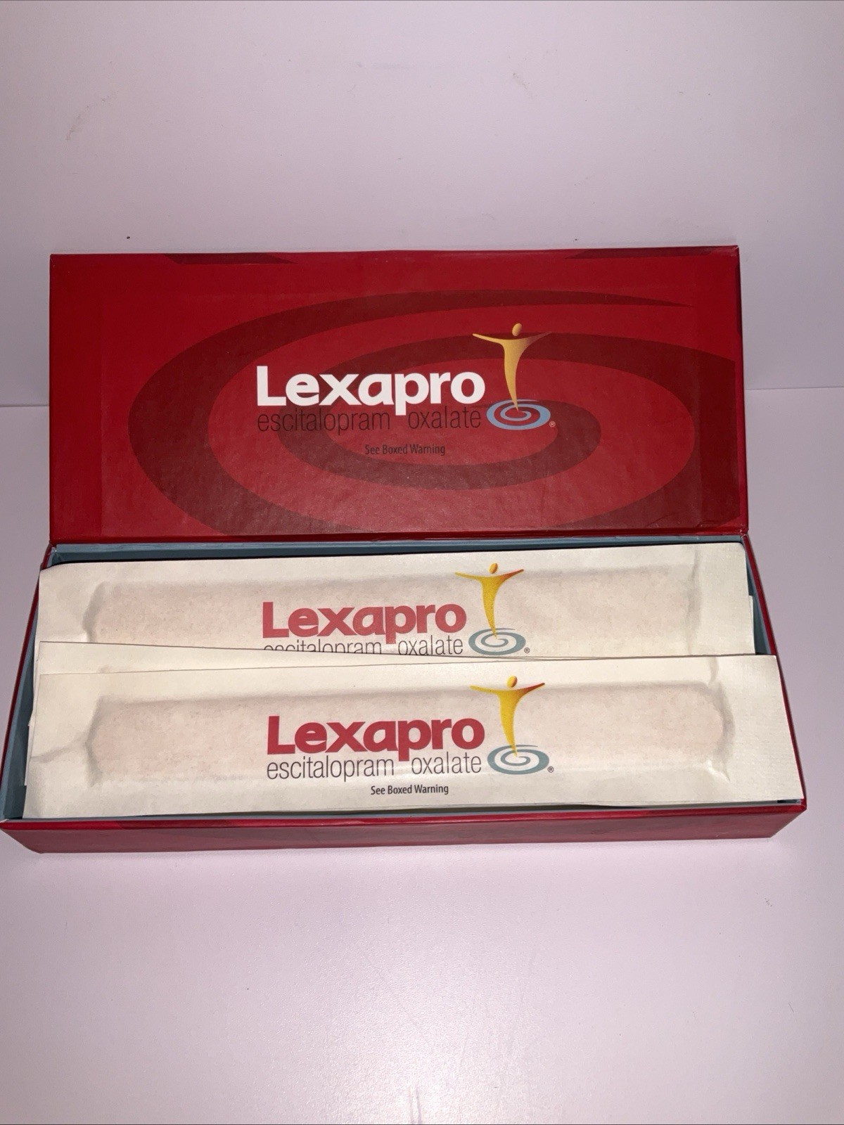 Lexapro Drug Rep Pharmaceutical Collectible Promotional Tongue Depressors 14 EA.