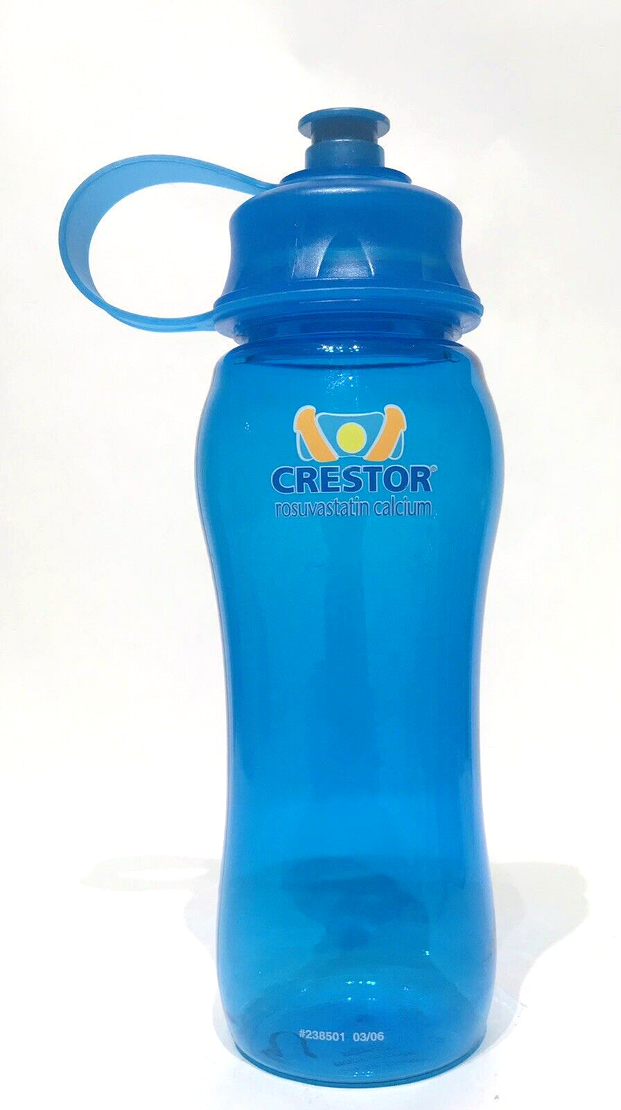Drug Rep Crestor Pharmaceutical Water Drink Bottle Tumbler With Lid Plastic 9”